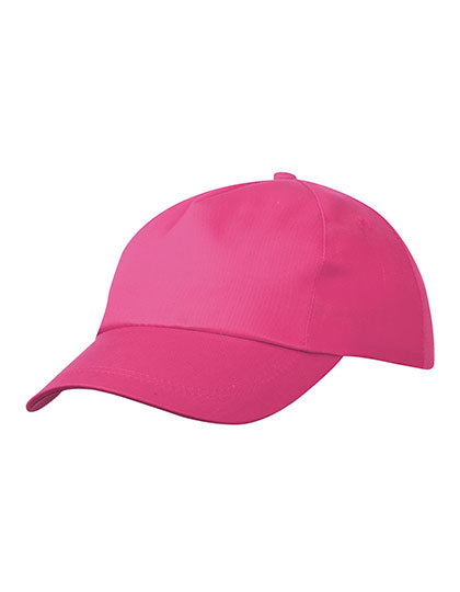 5 Panel Promo Cap in Pink, Größe One Size