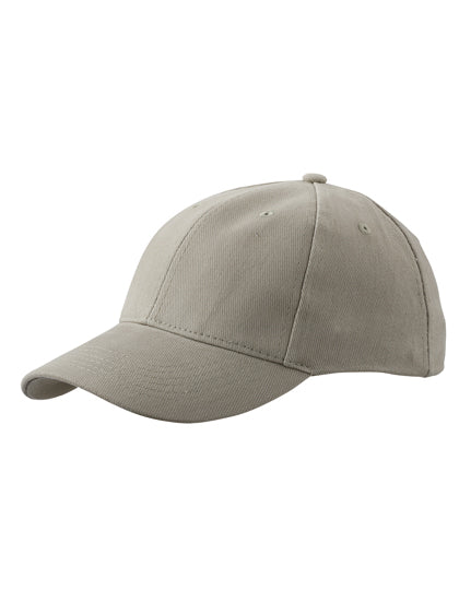 6-Panel Cap Laminated in Beige, Größe One Size