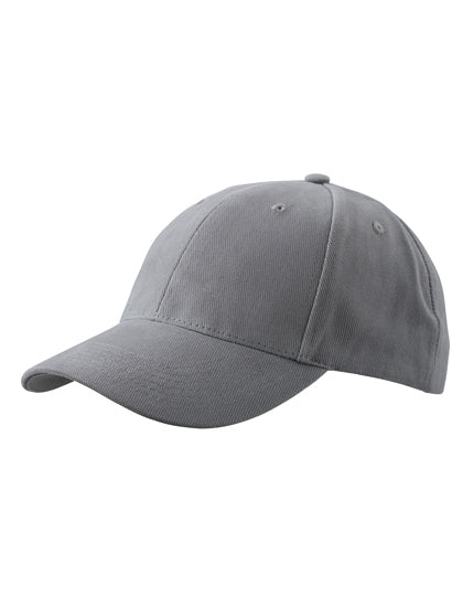 6-Panel Cap Laminated in Dark Grey, Größe One Size