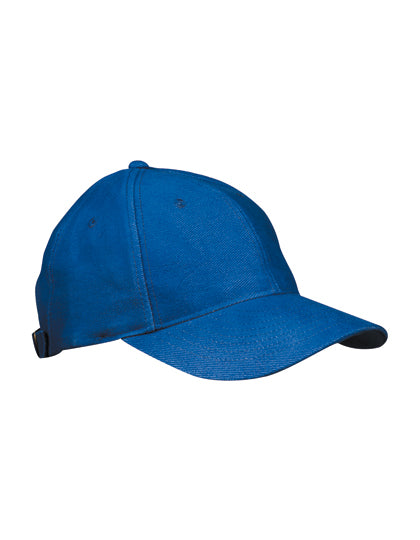 6-Panel Cap Laminated in Royal, Größe One Size