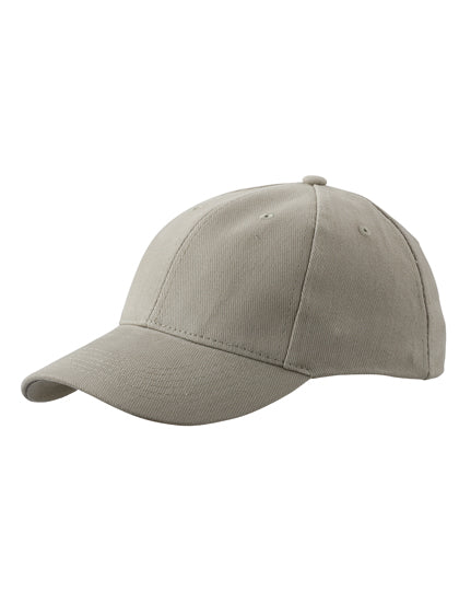 6-Panel Cap Low Profile in Beige, Größe One Size