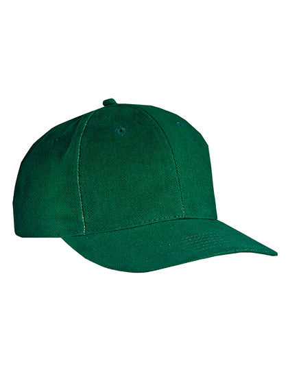 6-Panel Cap Low Profile in Dark Green, Größe One Size