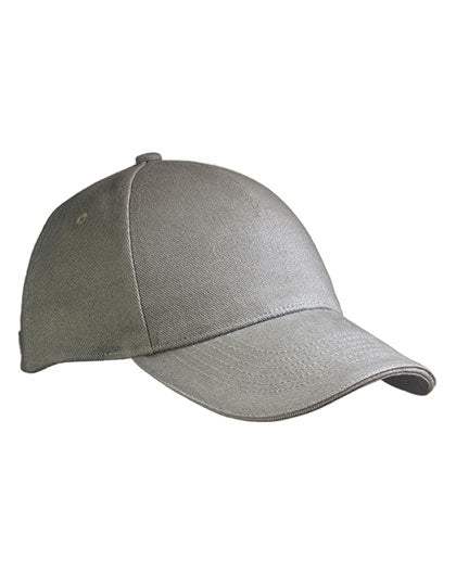 5 Panel Sandwich Cap in Dark Grey, Größe One Size
