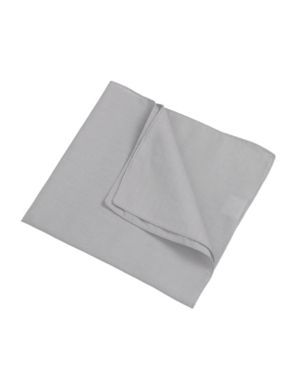 Bandana in Light Grey, Größe 50 x 50 cm