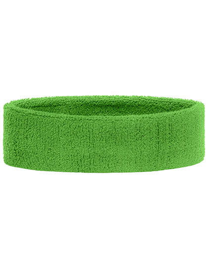 Terry Headband in Lime Green, Größe One Size