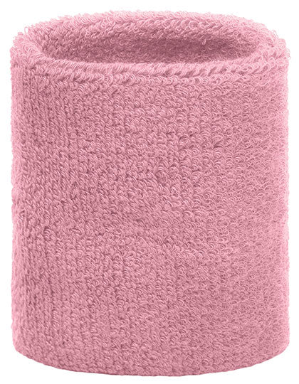 Terry Wristband in Light Pink, Größe One Size