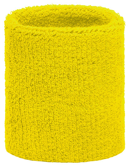 Terry Wristband in Light Yellow, Größe One Size
