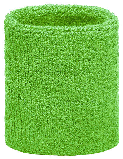 Terry Wristband in Lime Green, Größe One Size