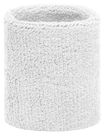 Terry Wristband in White, Größe One Size
