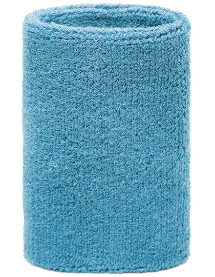Sporty Wristband in Light Blue, Größe One Size