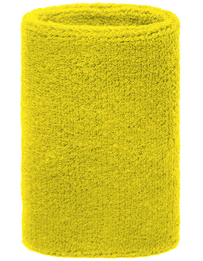 Sporty Wristband in Light Yellow, Größe One Size