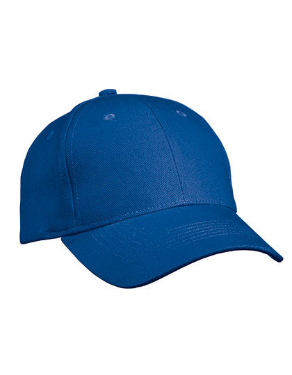 6 Panel Cap Heavy Cotton in Royal, Größe One Size