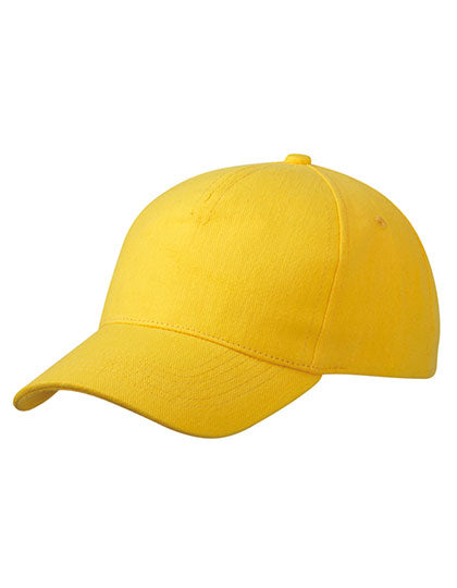 5 Panel Cap Heavy Cotton in Gold, Größe One Size