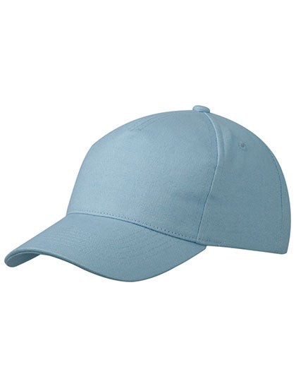 5 Panel Cap Heavy Cotton in Light Blue, Größe One Size