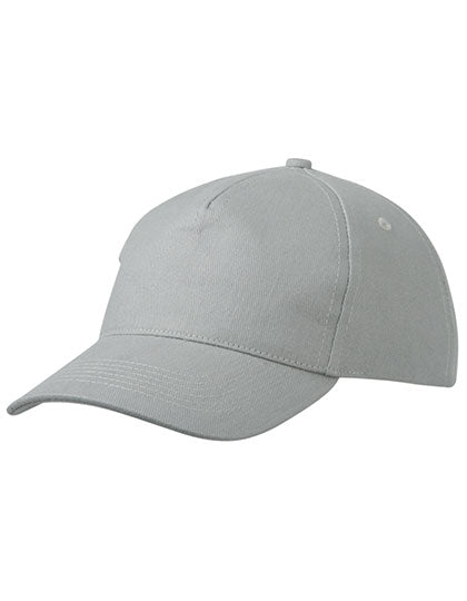 5 Panel Cap Heavy Cotton in Light Grey, Größe One Size