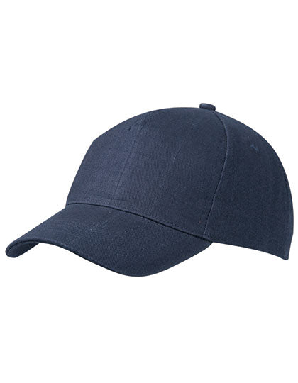5 Panel Cap Heavy Cotton in Navy, Größe One Size