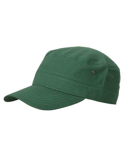 Military Cap in Dark Green, Größe One Size