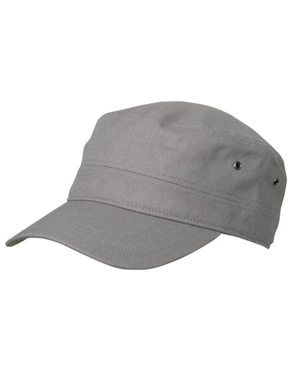 Military Cap in Dark Grey, Größe One Size