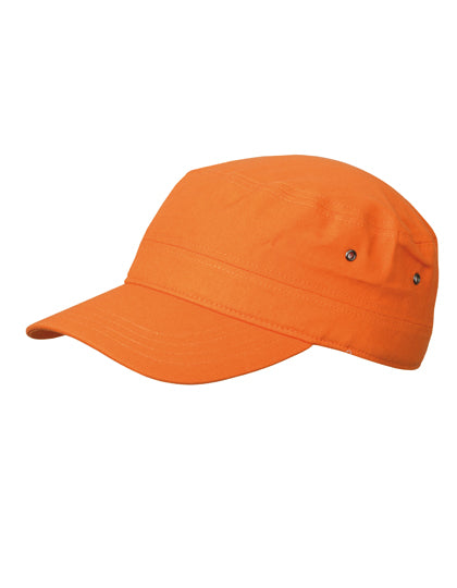 Military Cap in Orange, Größe One Size