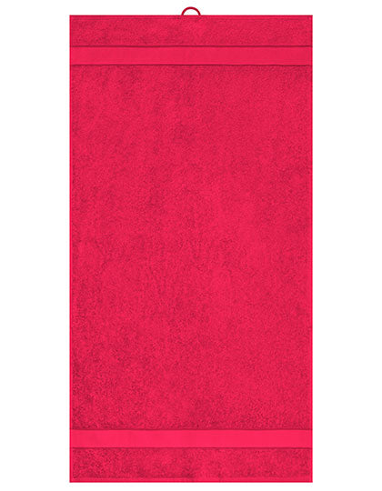 Hand Towel in Red, Größe 50 x 100 cm