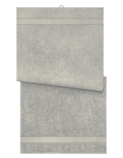 Bath Towel in Mid Grey, Größe 70 x 140 cm