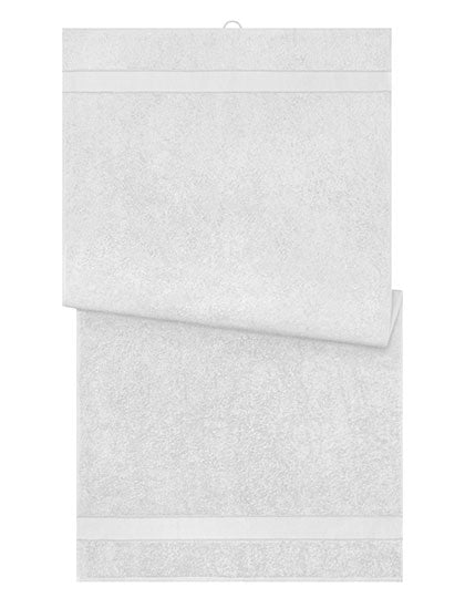 Bath Towel in White, Größe 70 x 140 cm