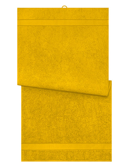 Bath Towel in Yellow, Größe 70 x 140 cm