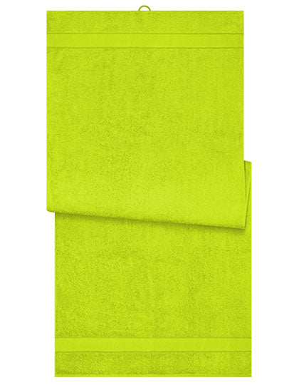 Sauna Sheet in Acid Yellow, Größe 70 x 180 cm