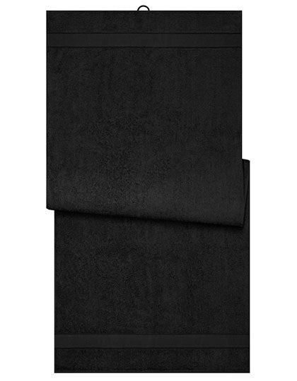 Sauna Sheet in Black, Größe 70 x 180 cm