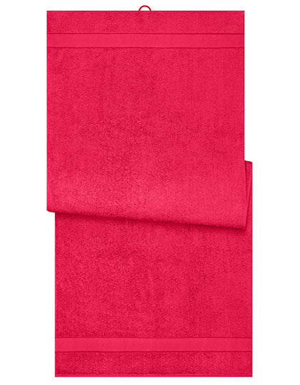 Sauna Sheet in Red, Größe 70 x 180 cm