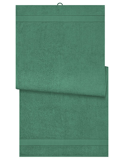 Bath Sheet in Dark Green, Größe 100 x 150 cm