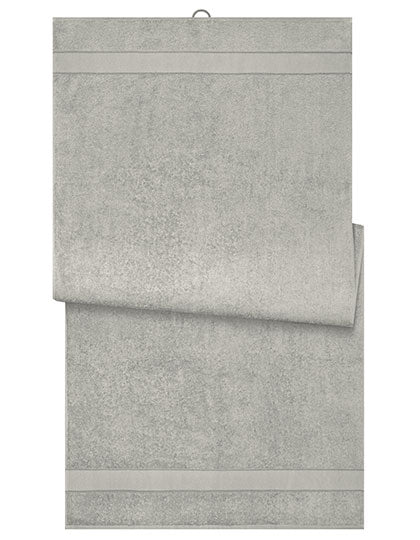 Bath Sheet in Mid Grey, Größe 100 x 150 cm