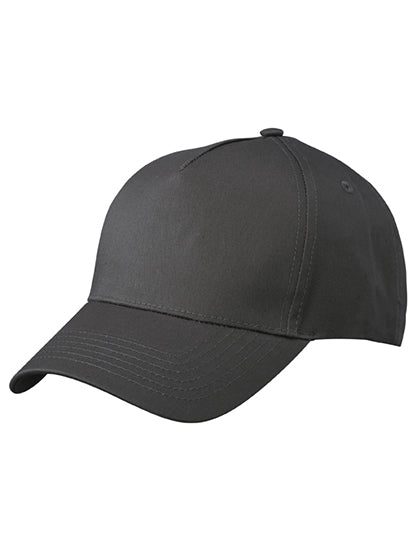 5-Panel Cap in Charcoal, Größe One Size