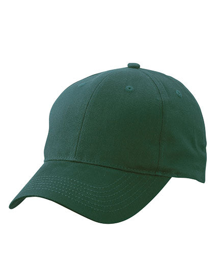 Brushed 6-Panel Cap in Dark Green, Größe One Size