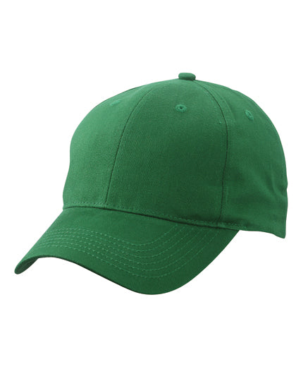 Brushed 6-Panel Cap in Green, Größe One Size