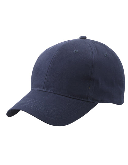 Brushed 6-Panel Cap in Navy, Größe One Size