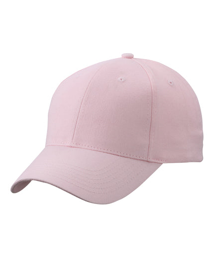Brushed 6-Panel Cap in Rose, Größe One Size