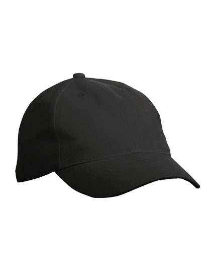 6 Panel Softlining Raver Cap in Black, Größe One Size
