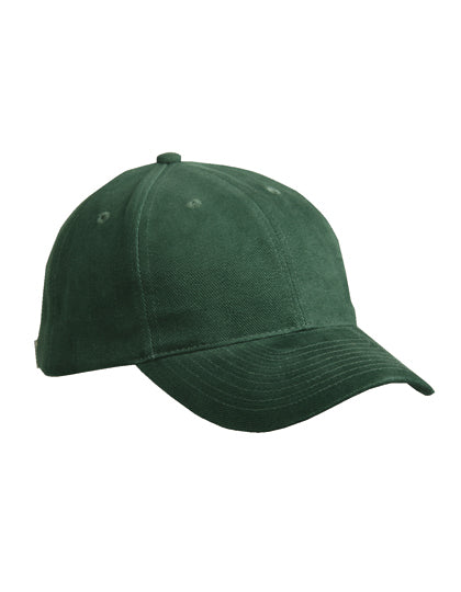 6 Panel Softlining Raver Cap in Dark Green, Größe One Size