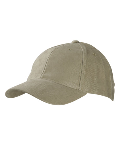 6-Panel Raver Cap Laminated in Beige, Größe One Size