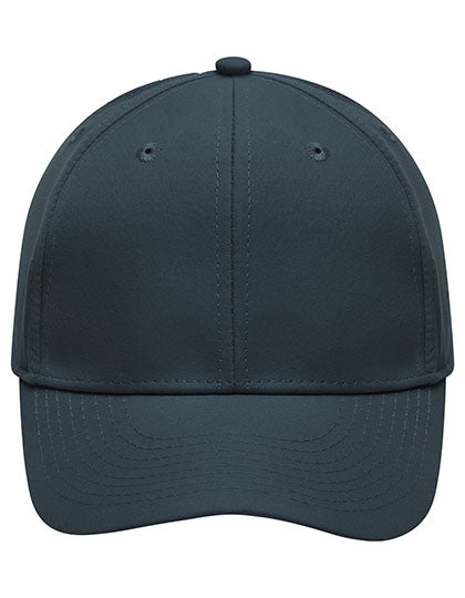 6-Panel Polyester Peach Cap in Iron Grey, Größe One Size