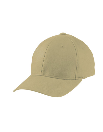 6 Panel Original Flexfit® Cap in Beige, Größe L/XL (58/59 cm)