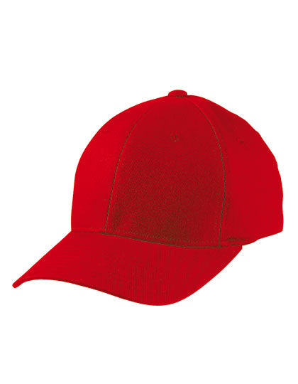 6 Panel Original Flexfit® Cap in Red, Größe L/XL (58/59 cm)