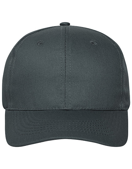 6 Panel Cap Bio Cotton in Graphite, Größe One Size