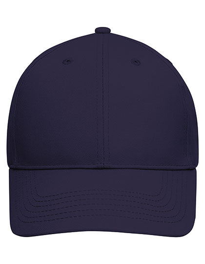6 Panel Cap Bio Cotton in Deep Purple, Größe One Size