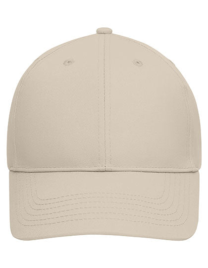 6 Panel Cap Bio Cotton in Sandstone, Größe One Size