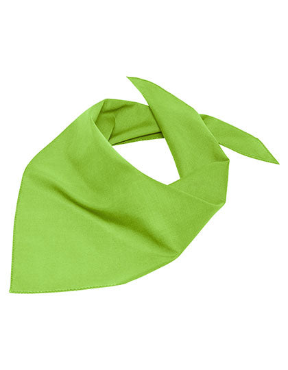 Triangular Scarf in Lime Green, Größe One Size