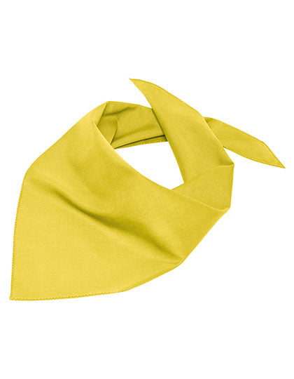 Triangular Scarf in Sun Yellow, Größe One Size
