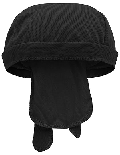 Functional Bandana Hat in Black, Größe One Size
