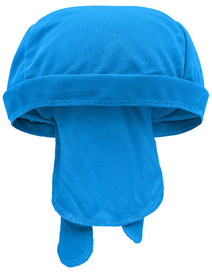 Functional Bandana Hat in Bright Blue, Größe One Size